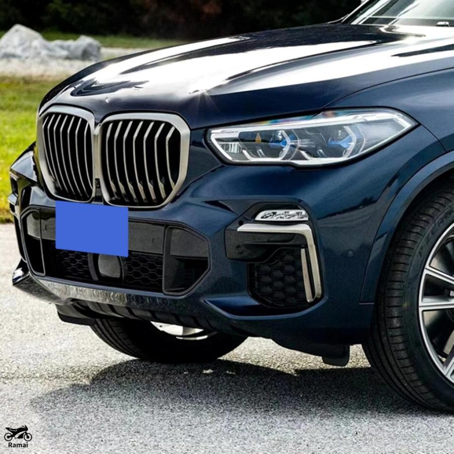 【並行輸入品】 フロント バンパー フォグ ライト エアベント グリル フレーム Cerium カバー B ランプ インテーク グリル BMW X5 G05 2019年 2020年 2021年 2の画像