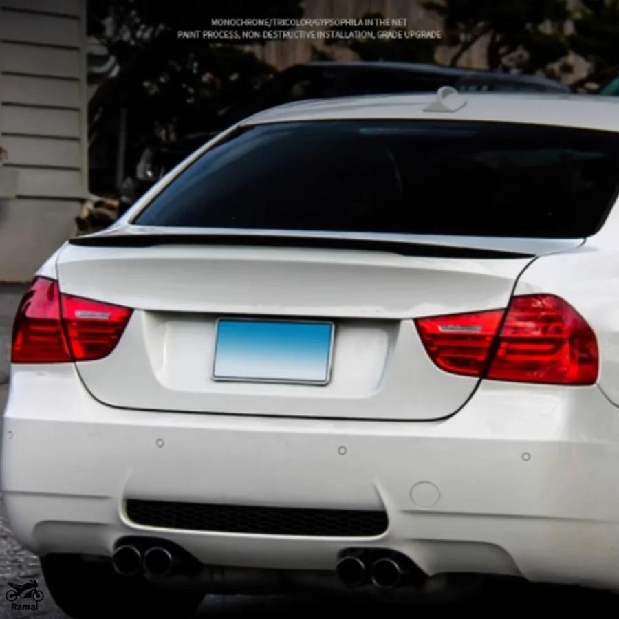 並行輸入品 テール ウィング BMW 3 シリーズ E90 2005年-2011年 リア スポイラー トランク ウィング リップ No pung requiレッド カスタム パーツ_8