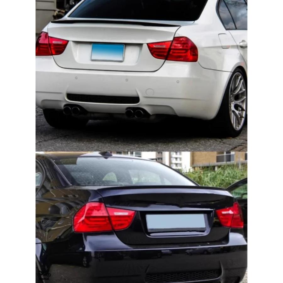 並行輸入品 テール ウィング BMW 3 シリーズ E90 2005年-2011年 リア スポイラー トランク ウィング リップ No pung requiレッド カスタム パーツ_9