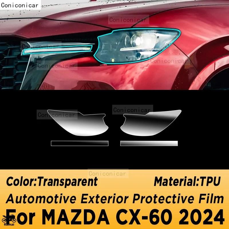 並行輸入品 マツダ CX-60 2024 ヘッドライト 傷 フロント ランプ 透明