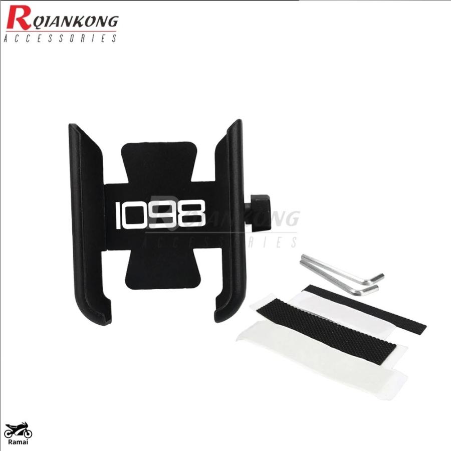 ディスプレイツール 並行輸入品】 バイク スマホ ホルダー 360Rotate ハンドル バー ミラー