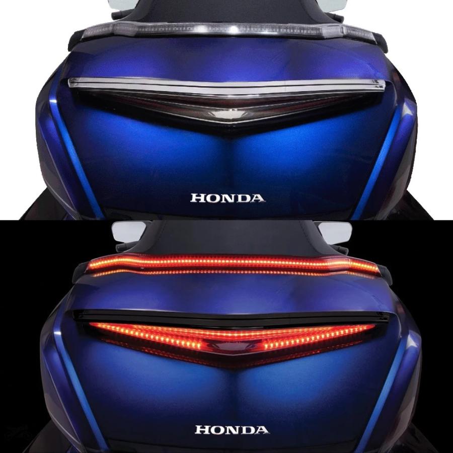 並行輸入品 ゴールド ウィング 1800 バイク トランク スポイラー LED レッド リア ブレーキ ライト ウィンカー ホンダ ゴールドウイング GL1800 2018年 20_6