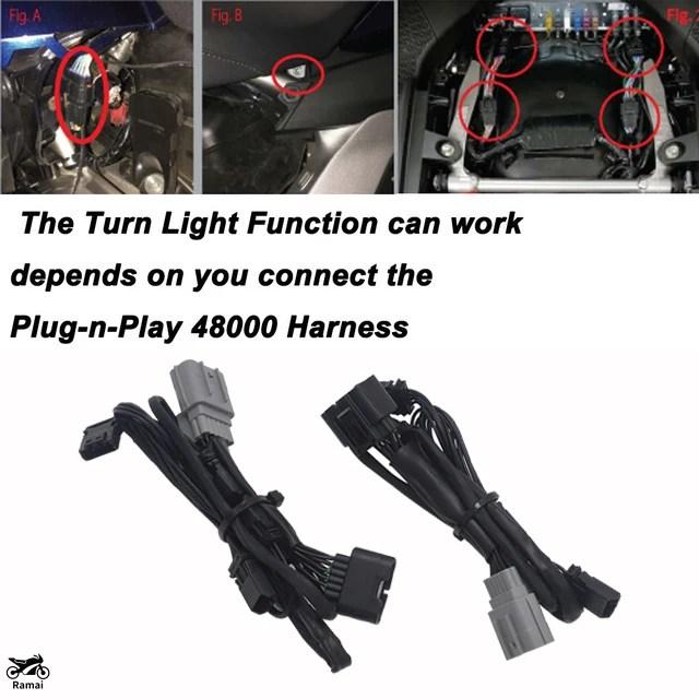 並行輸入品 ゴールド ウィング 1800 バイク トランク スポイラー LED レッド リア ブレーキ ライト ウィンカー ホンダ ゴールドウイング GL1800 2018年 20_10