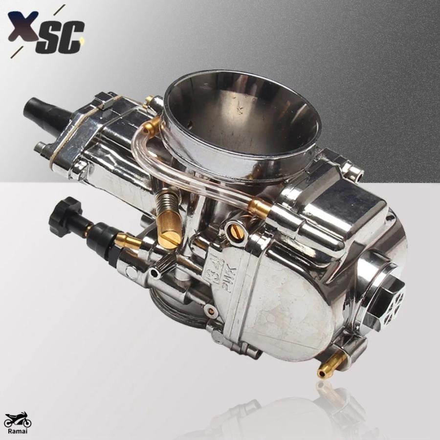 値下げ　5500→5000円　MAIKUNI PWK28タイプキャブ　pwk  ケイヒン　 並行輸入品】 シルバー PWK 28 30 32 34mm Power Jet キャブレター