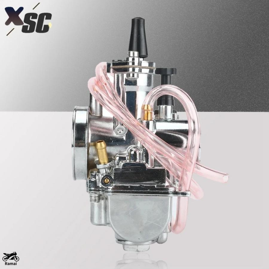 値下げ　5500→5000円　MAIKUNI PWK28タイプキャブ　pwk  ケイヒン　 並行輸入品】 シルバー PWK 28 30 32 34mm Power Jet キャブレター