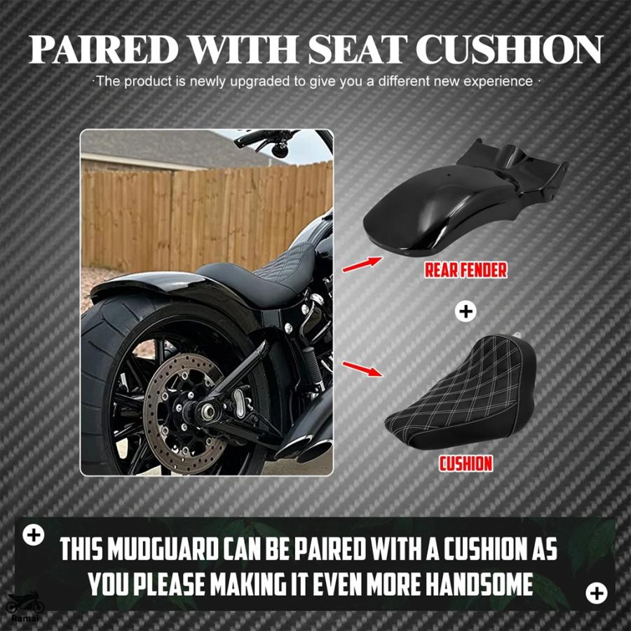 並行輸入品】 バイク リア ショート フェンダー カバー out ライト