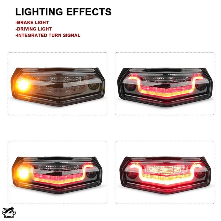 並行輸入品 ヤマハ テネレ700 LED テール ブレーキ ライト ウィンカー