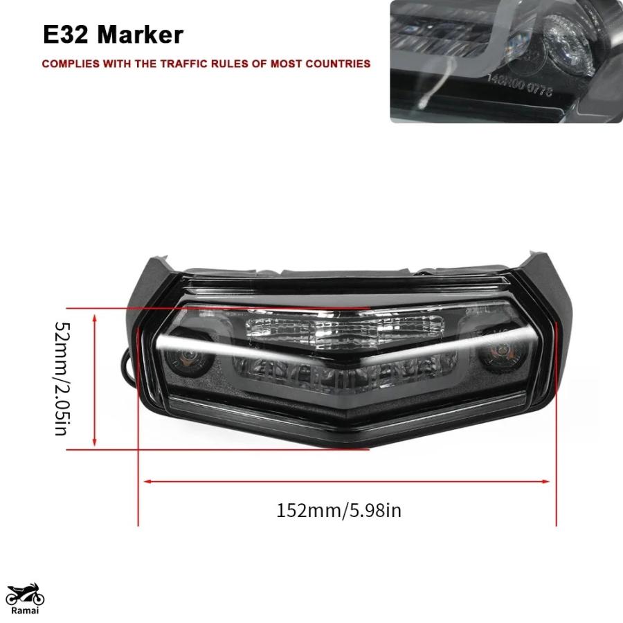 並行輸入品】 ヤマハ テネレ700 LED テール ブレーキ ライト