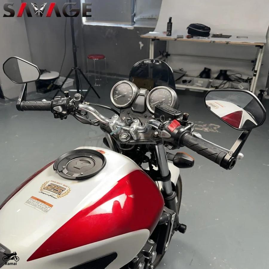 並行輸入品】 ホンダ CB400 2023 調整可 リア ミラー CB400SF CB400SB