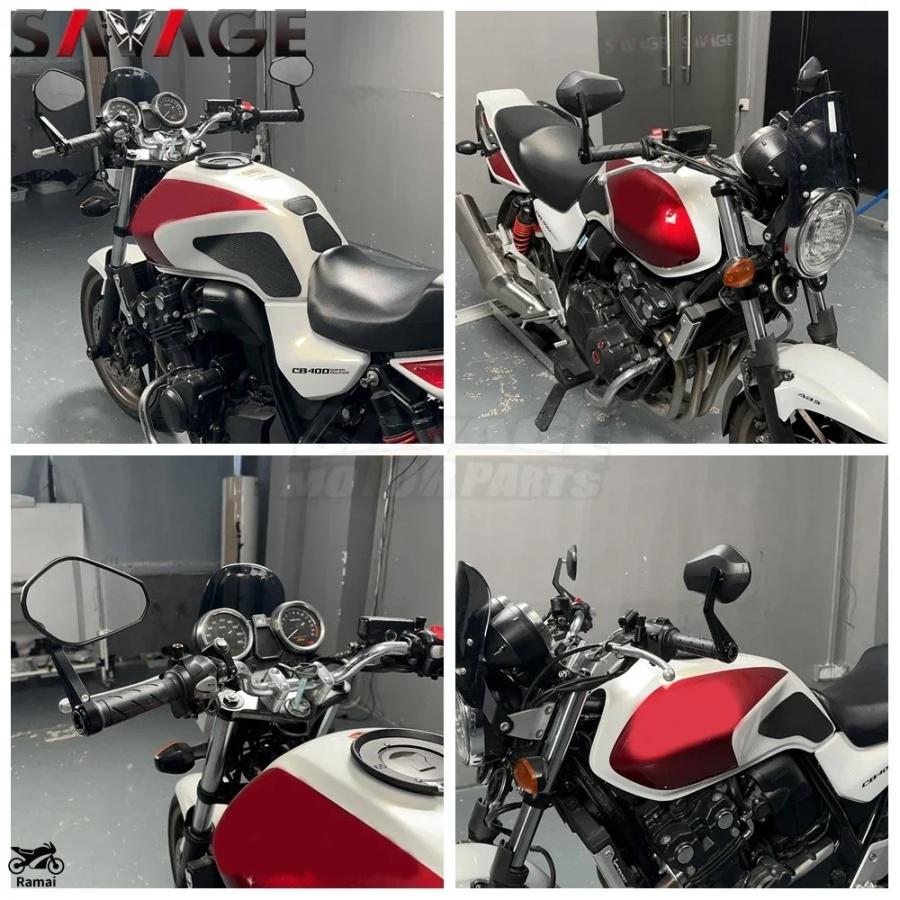 並行輸入品】 ホンダ CB400 2023 調整可 リア ミラー CB400SF CB400SB