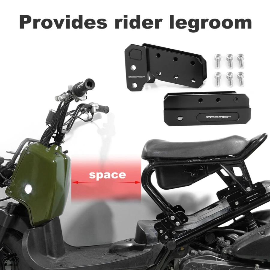 並行輸入品】 バイク 調整可 アルミ ライダー シート キット