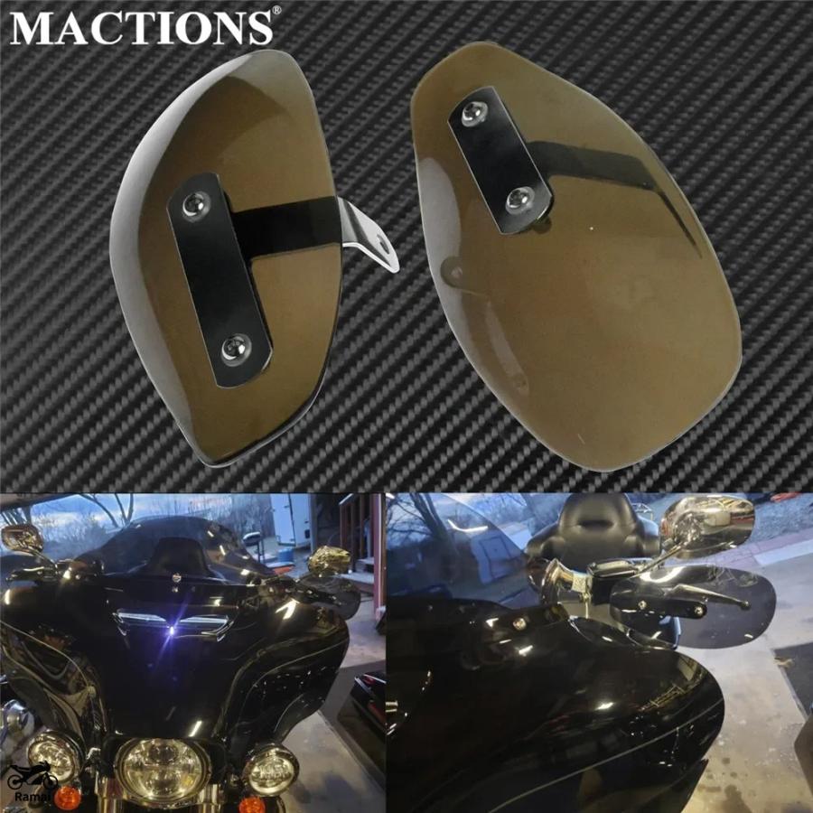 バイク ハンド ガード 風防 ディフレクター シールド