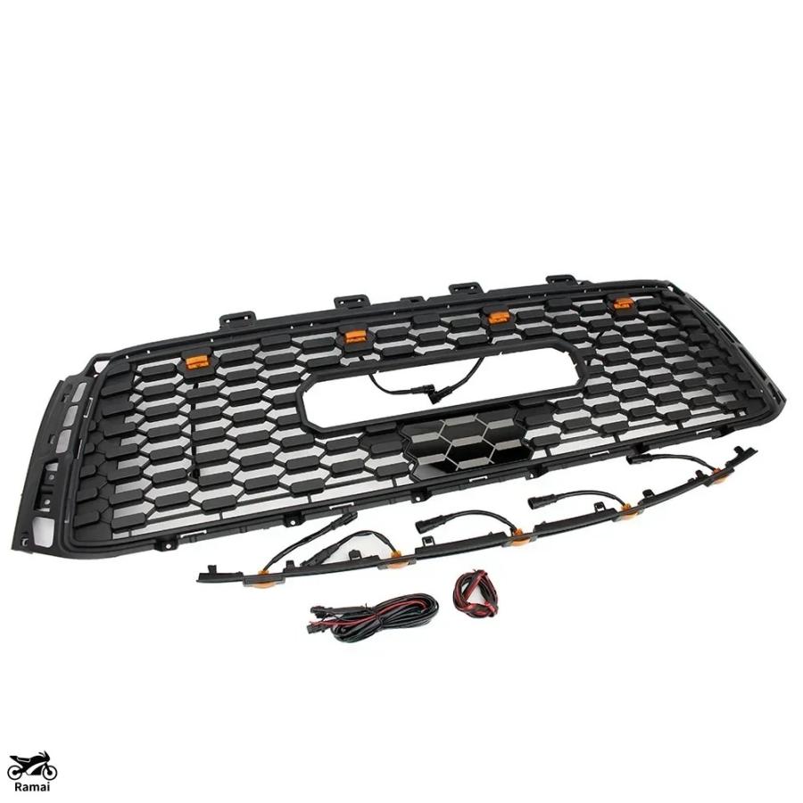 フロント レーシング フェイスリフト バンパー ラジエーター グリル トヨタ タンドラ 2006年-2013年