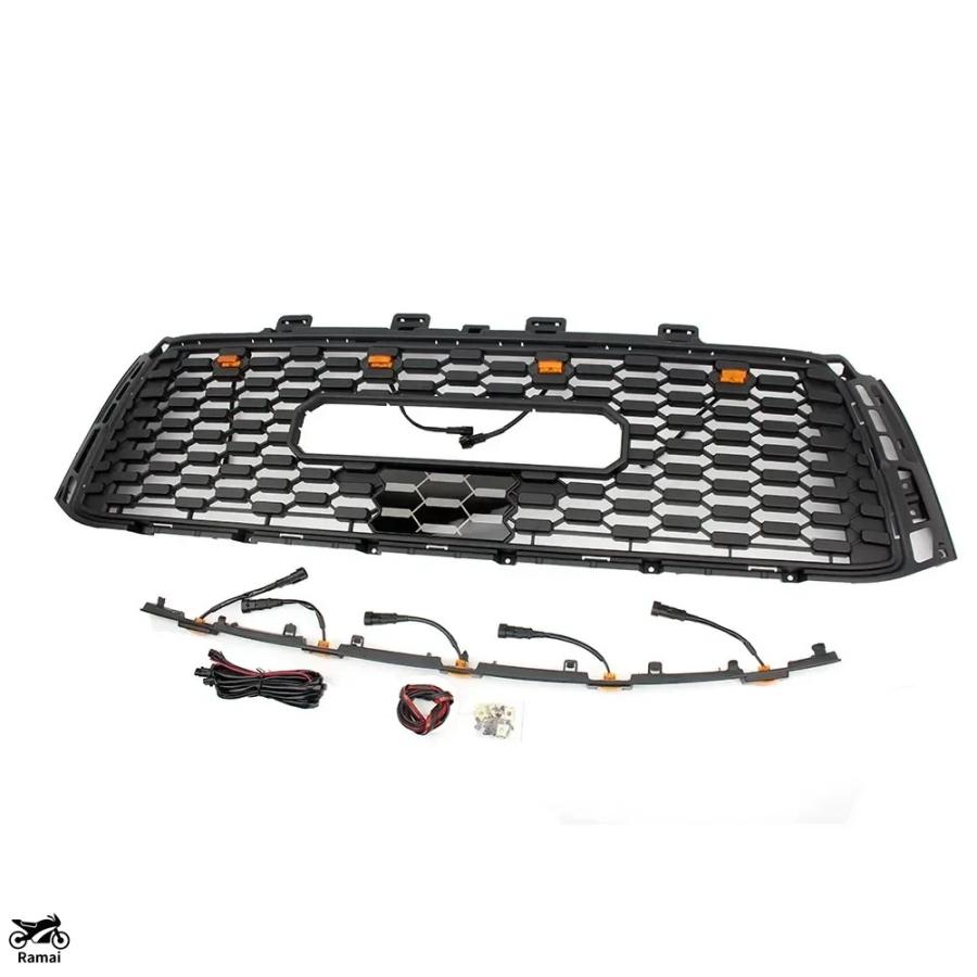 フロント レーシング フェイスリフト バンパー ラジエーター グリル トヨタ タンドラ 2006年-2013年