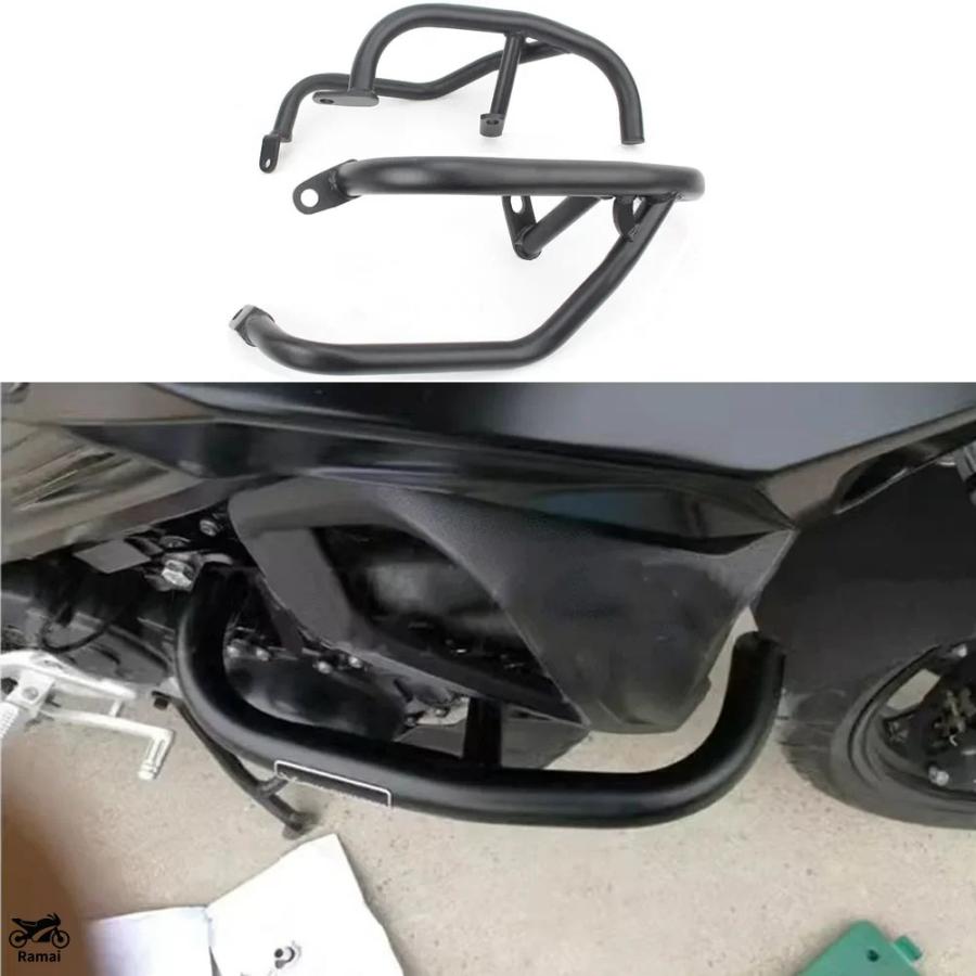 並行輸入品 ALLGT バイク エンジン クラッシュバー プロテクト BMW F800R 2010年 2011年 2012年 2013年 2014年 2015年 ブラック カスタム パーツ_1