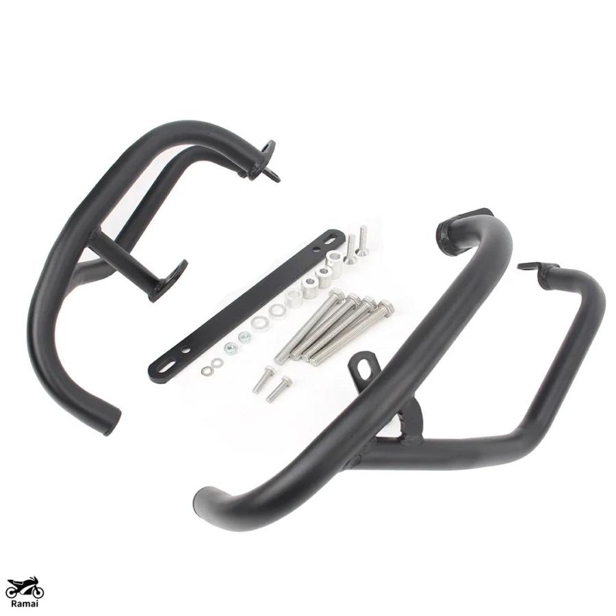 並行輸入品 ALLGT バイク エンジン クラッシュバー プロテクト BMW F800R 2010年 2011年 2012年 2013年 2014年 2015年 ブラック カスタム パーツ_2