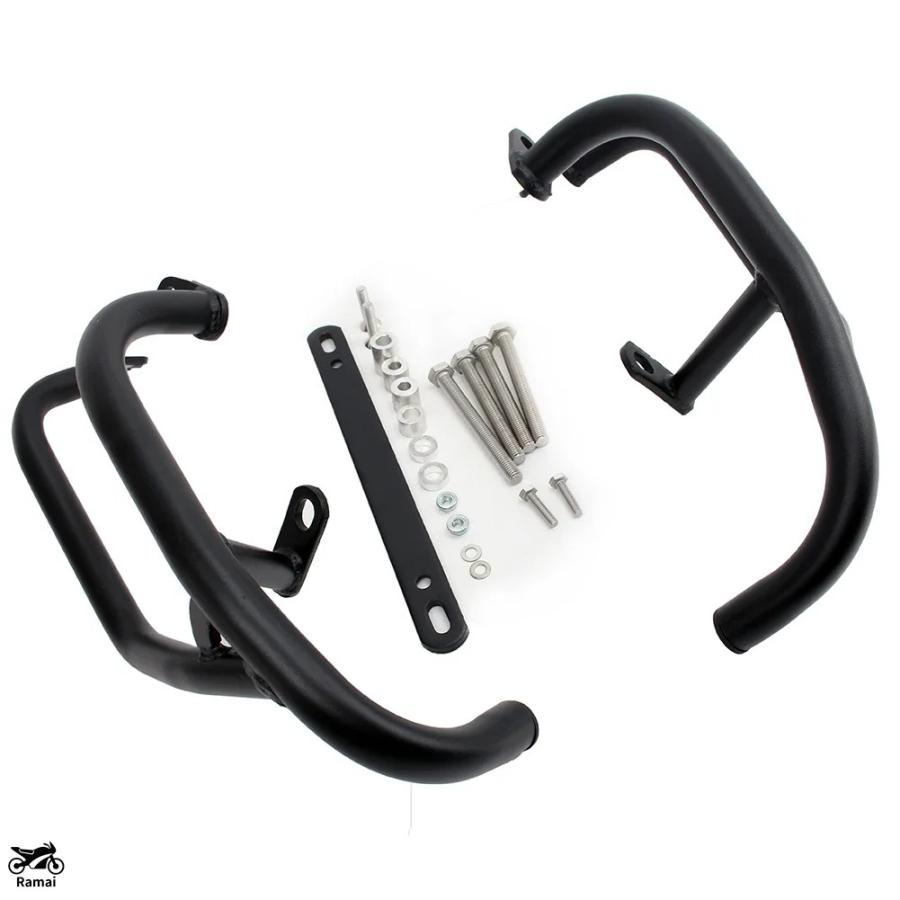 並行輸入品 ALLGT バイク エンジン クラッシュバー プロテクト BMW F800R 2010年 2011年 2012年 2013年 2014年 2015年 ブラック カスタム パーツ_3