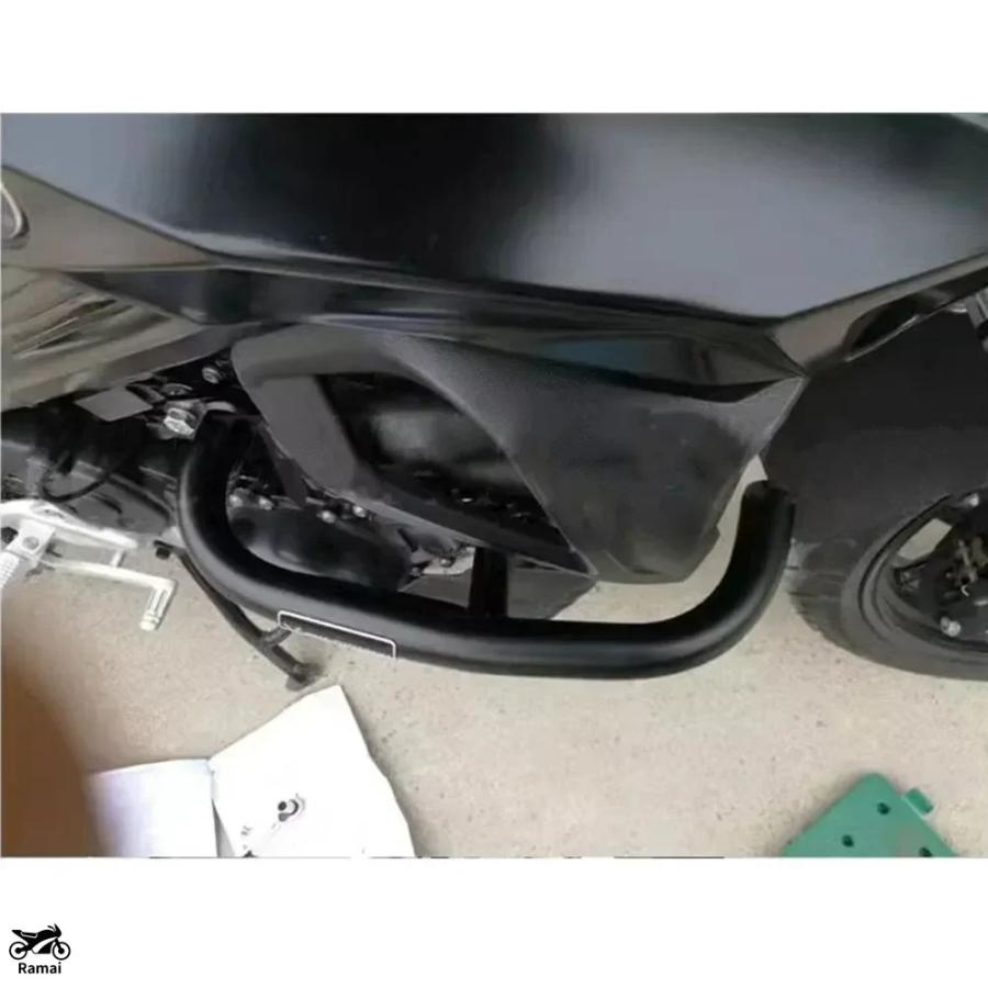 並行輸入品 ALLGT バイク エンジン クラッシュバー プロテクト BMW F800R 2010年 2011年 2012年 2013年 2014年 2015年 ブラック カスタム パーツ_4