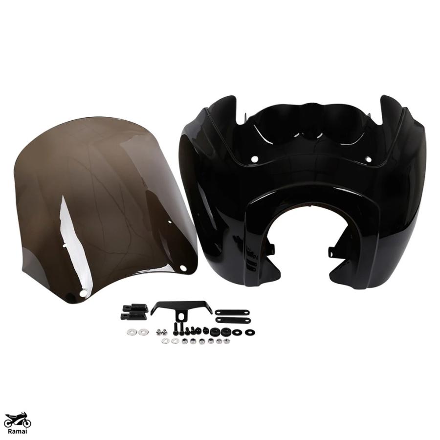 ハーレー ヤッコウカウル ヘッドライト・スクリーン・インナー付 フェアリング ハーレー ヤッコウカウル ヘッドライト・スクリーン・インナー付