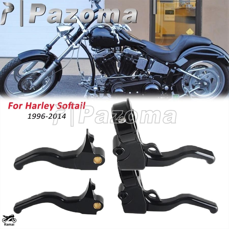 並行輸入品】 ショート ハンド レバー ハーレー ソフテイル