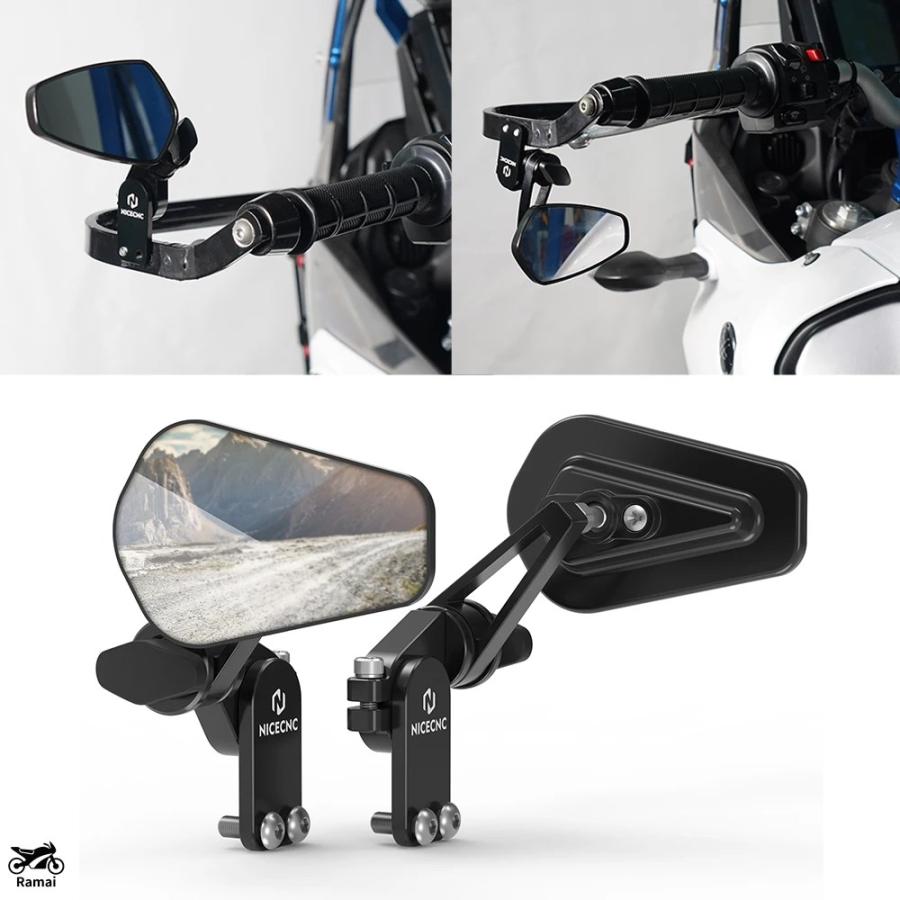 りり ミラーフレーム側 並行輸入品 リア サイド ミラー Quick Fリップ ヤマハ 2019年-2024