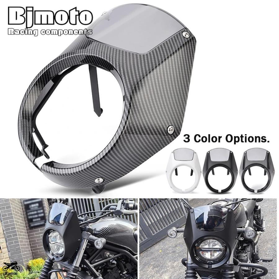 ヘッドライトフェアリングフロントカウルマスクカバーCL250 CL500 並行輸入品 CL/SCL 250 300 500 ヘッドライト フェアリング カウル