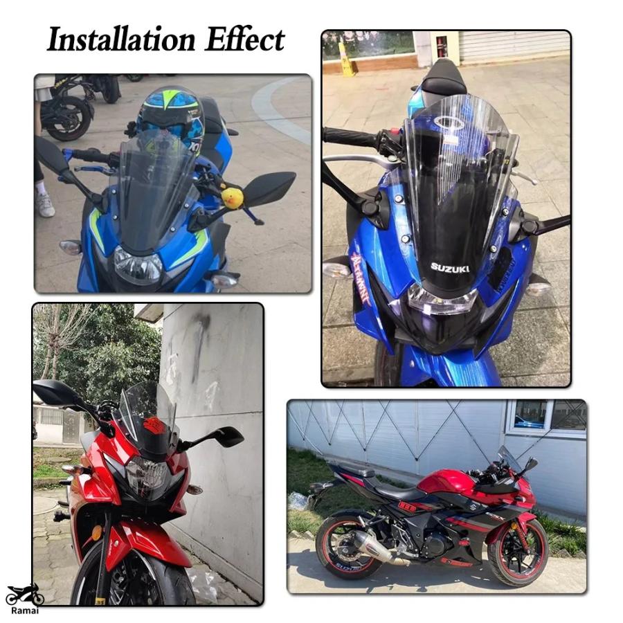 並行輸入品】 バイク 風よけ 風防 ウインドシールド 風防スクリーン