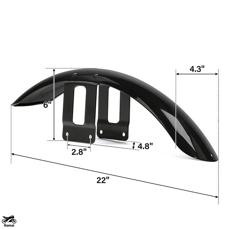 並行輸入品】 バイク フロント フェンダー ハーレー スポーツスター