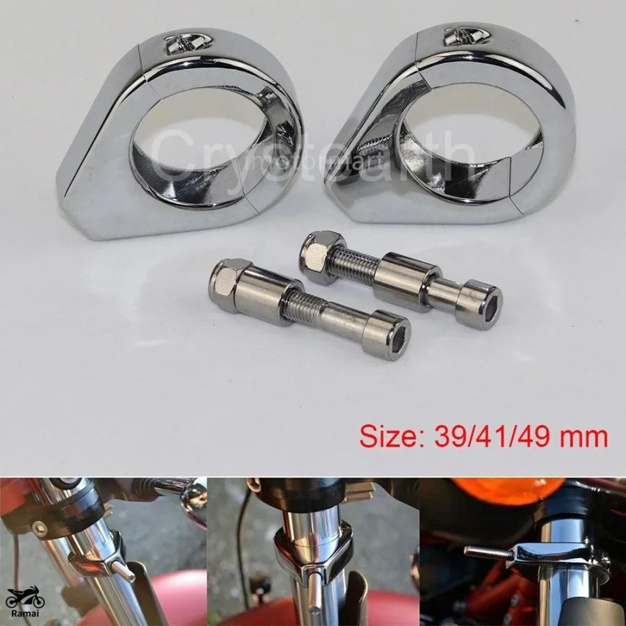 並行輸入品 39mm/41mm/49mm ウィンカー マウント ブラケット フォーク