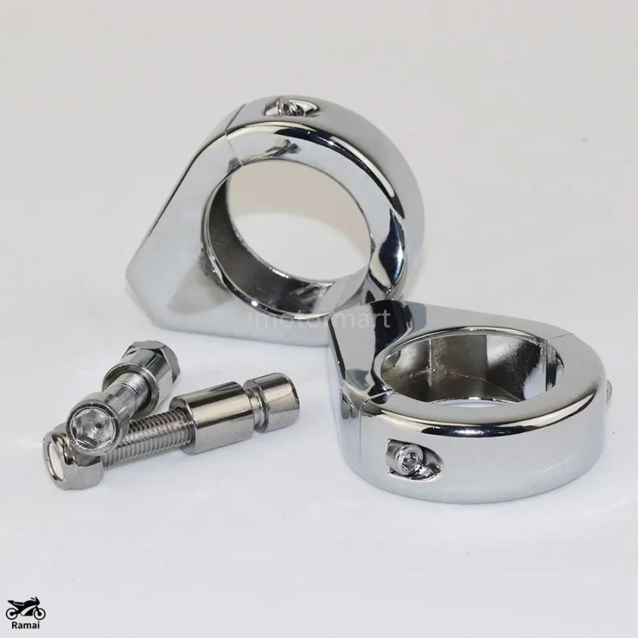 ぶひぶひん 並行輸入品 39mm/41mm/49mm ウィンカー マウント ブラケット フォーク