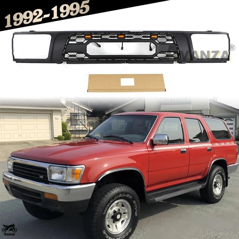 並行輸入品】 フロント グリル バンパー TRD LED ライト 1992年-1995年