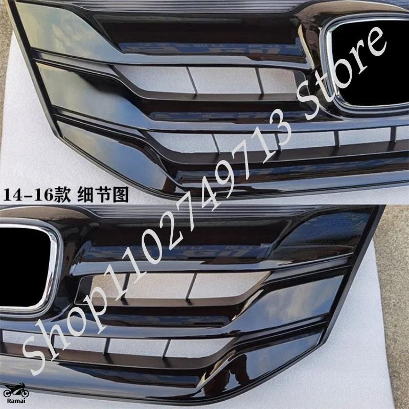 【並行輸入品】 ホンダ クロスツアー 2011年-2016年 1PC つやあり ブラック B フロント グリル グリル レーシング グリル Direct カスタム パーツの画像