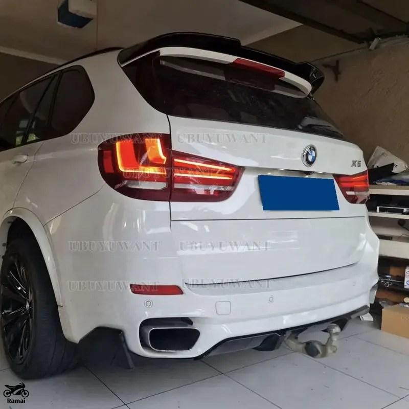 並行輸入品 BMW X5 F15 つやあり ブラック / カーボン リア トランク リップ スポイラー トップ ウィング 2014年 2015年 2016年 2017年 2018年 カスタム パ_6
