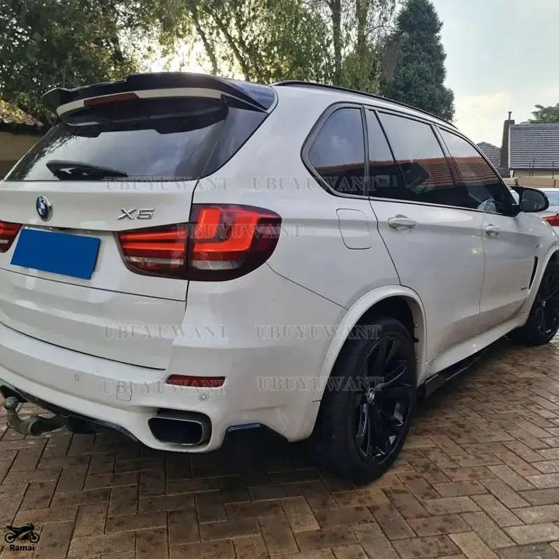 並行輸入品 BMW X5 F15 つやあり ブラック / カーボン リア トランク リップ スポイラー トップ ウィング 2014年 2015年 2016年 2017年 2018年 カスタム パ_8