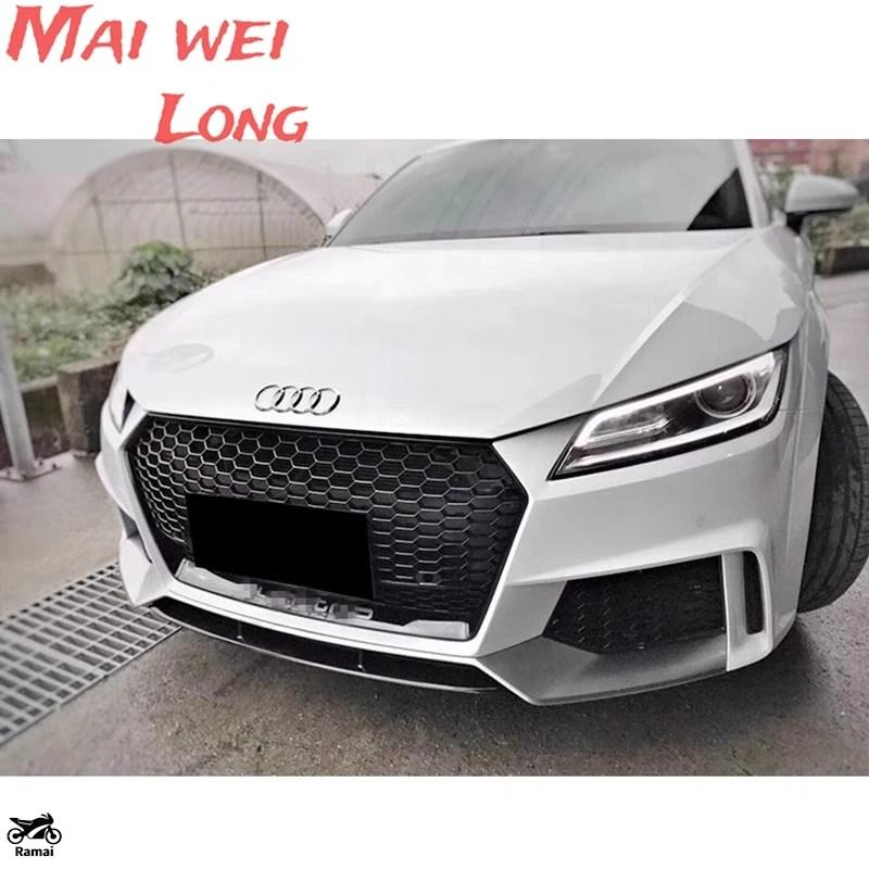 並行輸入品 アウディ TT TTS Mk3 FV/8S 2015年 2016年 2017年 2018年 ハニカム スポーツ メッシュ TTRS HEX グリル グリル ブラック シルバー カスタム パ_3