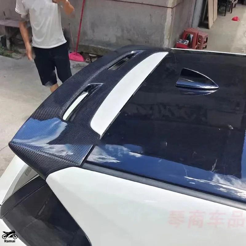 【並行輸入品】 ブラック スポイラー カーボン TRD レクサス CT200 2012年-2020年 スポイラー トップ ウィング ブラック リップ キット スプリッター トランク