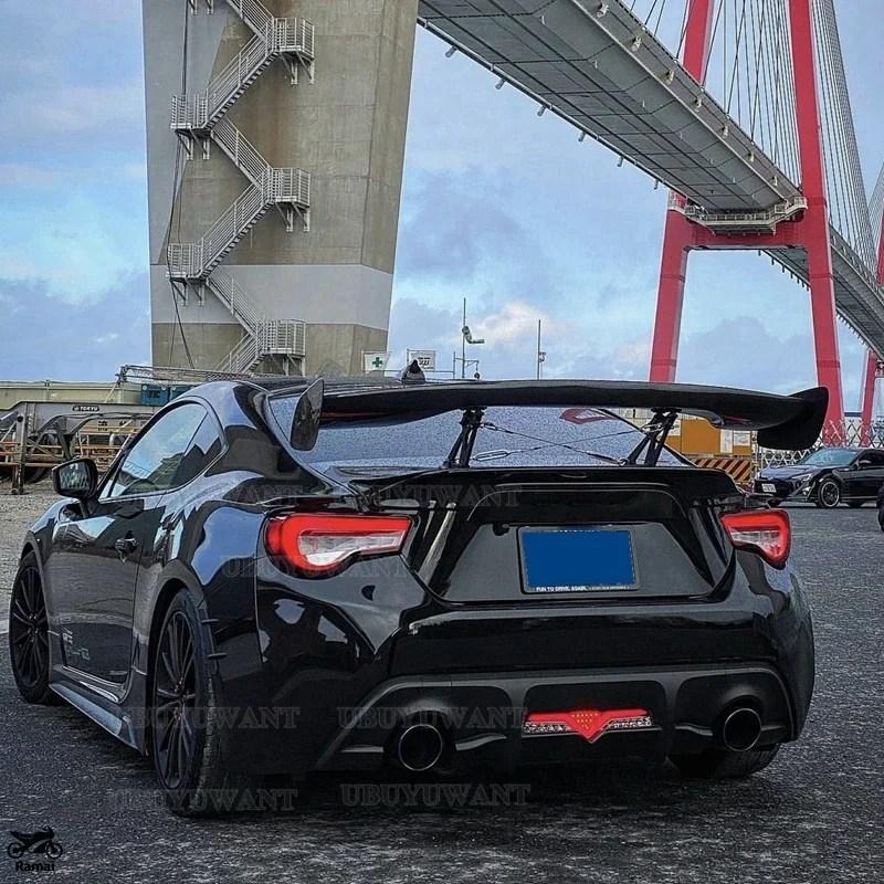 並行輸入品 汎用 - カーボン リア トランク スポイラー GT ウィング