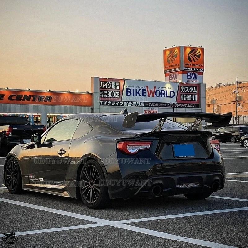 並行輸入品 汎用 - カーボン リア トランク スポイラー GT ウィング