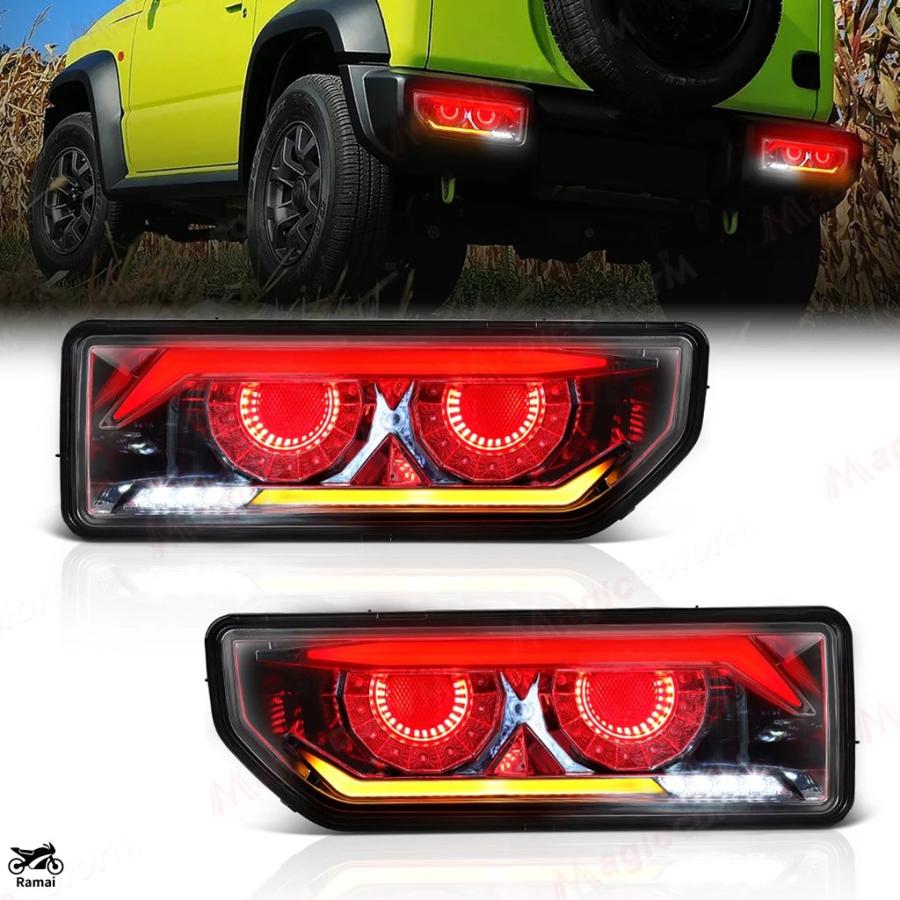 並行輸入品 スズキ ジムニー 2019年 2020年 2021年 2022年 2023 2024 LED テール ランプ リア ブレーキ 反射 ライト ウィンカー ories 12V カスタム パーツ_6