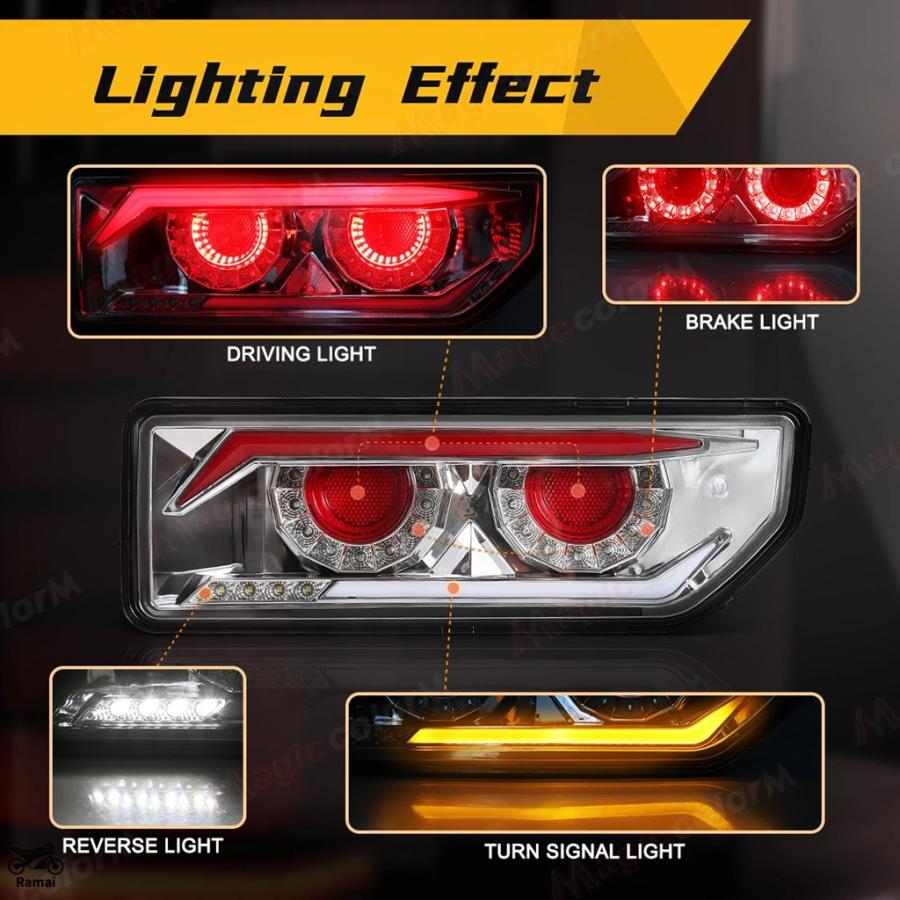 並行輸入品 スズキ ジムニー 2019年 2020年 2021年 2022年 2023 2024 LED テール ランプ リア ブレーキ 反射 ライト ウィンカー ories 12V カスタム パーツ_7