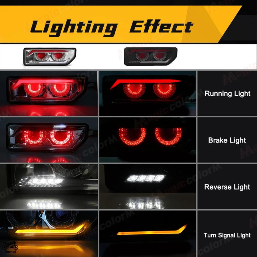 並行輸入品 スズキ ジムニー 2019年 2020年 2021年 2022年 2023 2024 LED テール ランプ リア ブレーキ 反射 ライト ウィンカー ories 12V カスタム パーツ_9