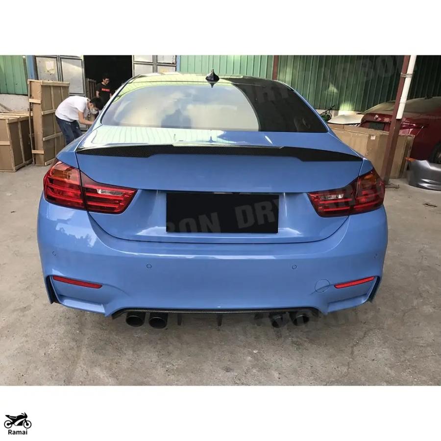 【並行輸入品】 M3 M4 カーボン リア バンパー デュフューザー リップ スポイラー BMW F80 F82 F83 2014年-2019年 FRP バンパー スポイラー キットs カスタムの画像