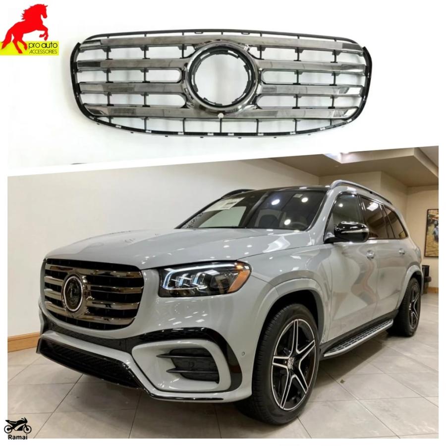 並行輸入品】 フロント バンパー グリル ベンツ GLS クラス GLS450