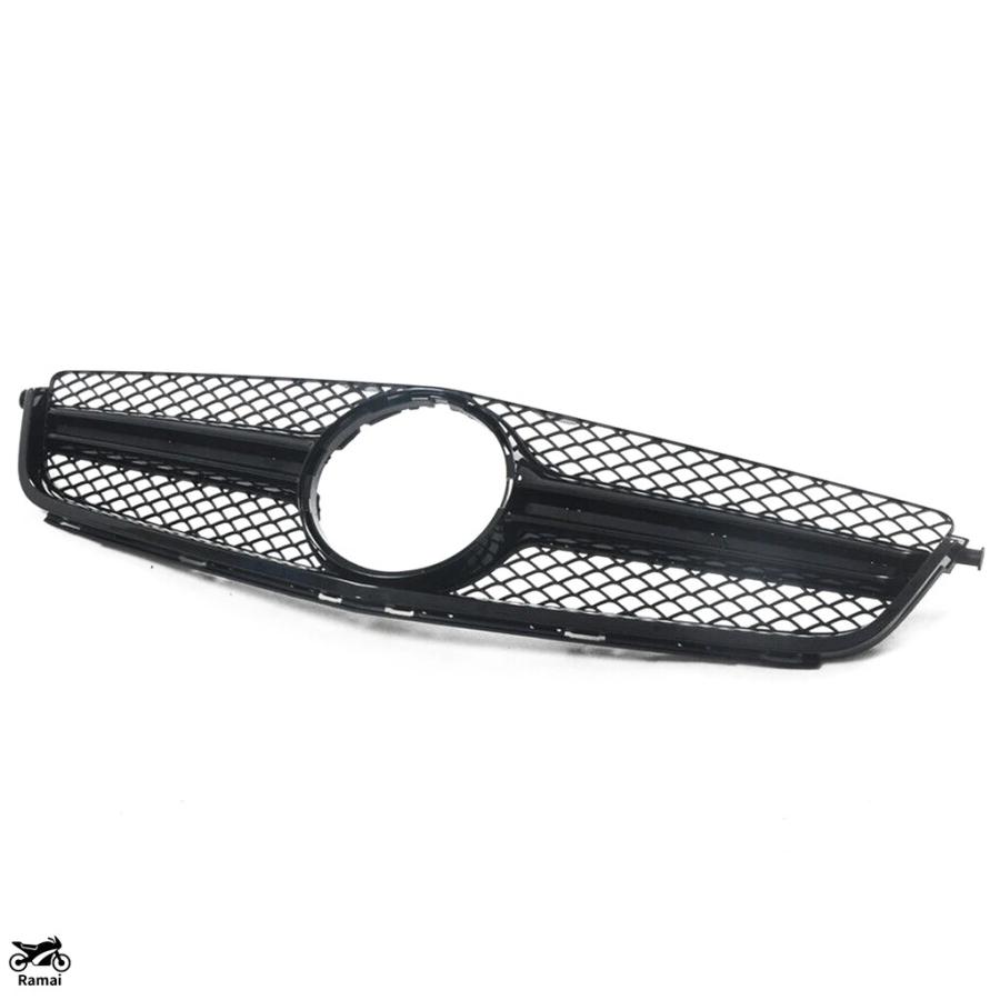 【並行輸入品】 フロント グリル バンパー フード メッシュ センター レーシング グリル ベンツ C63 AMG 2012年 2013年 2014年 カスタム パーツの画像