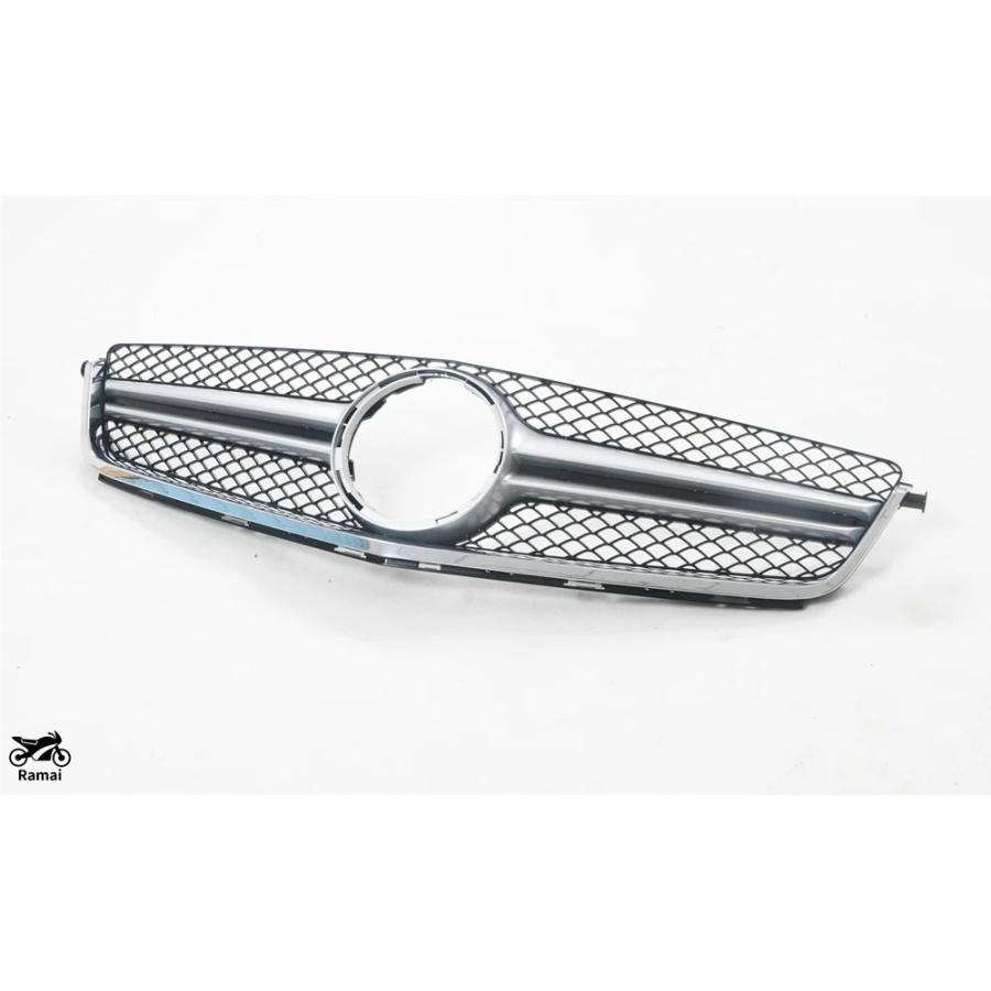【並行輸入品】 フロント グリル バンパー フード メッシュ センター レーシング グリル ベンツ C63 AMG 2012年 2013年 2014年 カスタム パーツの画像