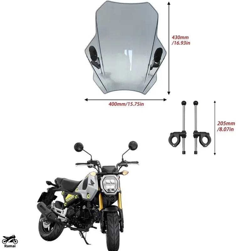 並行輸入品】 グロム125 グロム 125 MSX MSX125 バイク 風防スクリーン