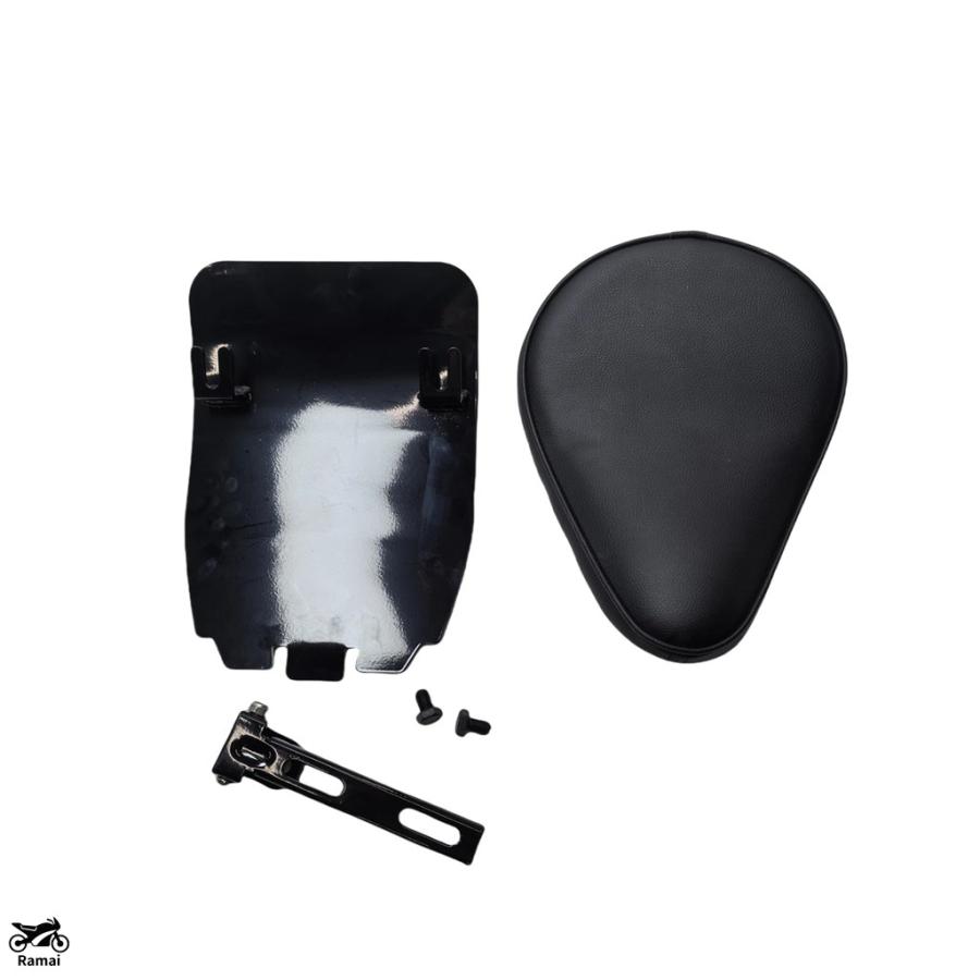 並行輸入品】 バイク ソロ シート クッション サドル パッド プレート