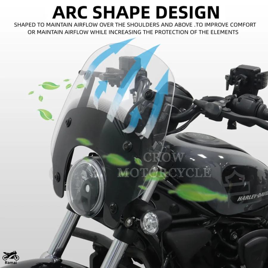 ナイトスターRH975ウィンドシールドスクリーン純正