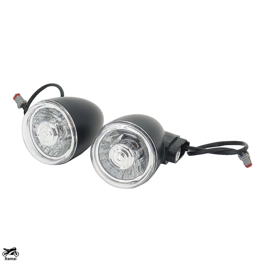 並行輸入品 バイク フロント リア ウィンカー キット インジケータ― ライト ランプ スポーツスター S 1250S RH1250 Pan America 1250 S ナイトスター 975_9