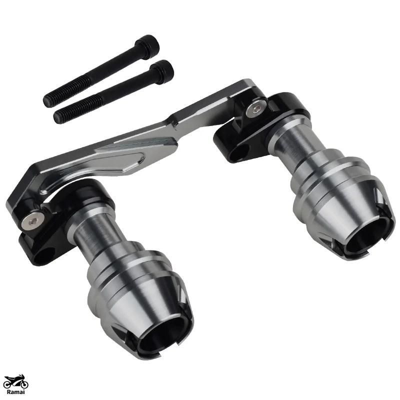 並行輸入品 自動二輪車 エキゾースト えり巻き Falling 守る Crash BMW C400X C400GT Anti Drop Ball CNC 軽銀 金属元素 カスタム 一部分